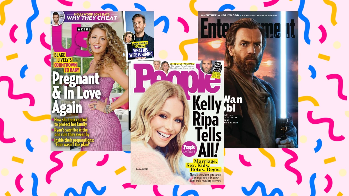free celebrity entertainment magazine subscriptions